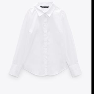 Zara poplin shirt, Size: large